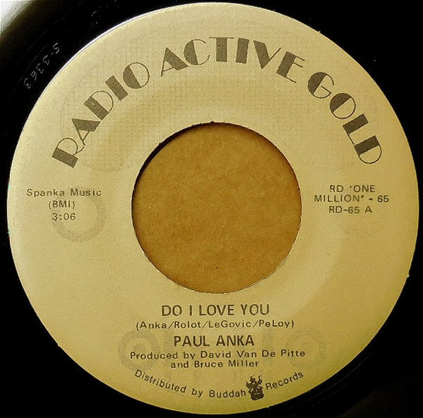 Paul Anka - Do I Love You (7", Single)