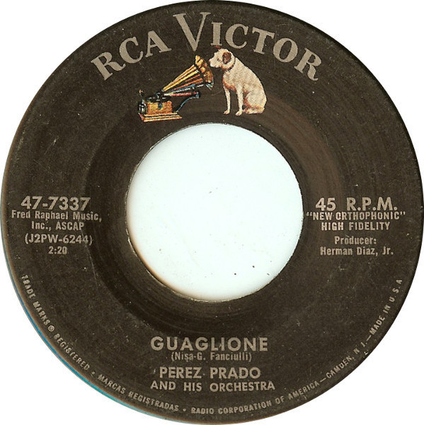 Perez Prado And His Orchestra - Guaglione / Paris (7", Single)