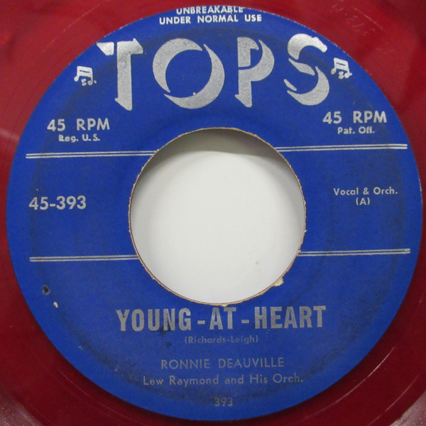 Ronnie Deauville / Pam Garner - Young At Heart / Bell Bottom Blues (7", Red)