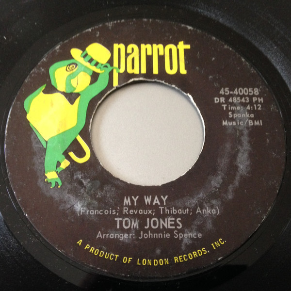 Tom Jones - She's A Lady / My Way (7")