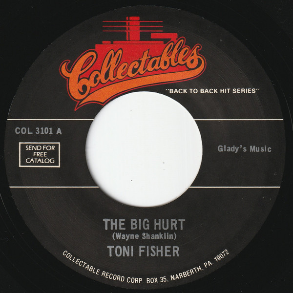 Toni Fisher / Gogie Grant* - The Big Hurt / The Wayward Wind (7", RE)