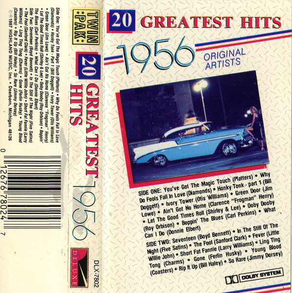 Various - 20 Greatest Hits 1956 (Cass, Comp)