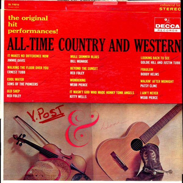 Various - All-Time Country And Western (LP, Comp)