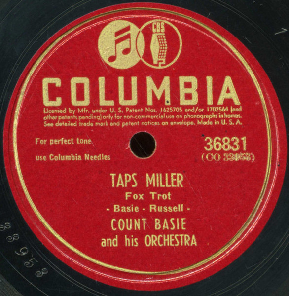 Count Basie And His Orchestra* - Taps Miller / Jimmy's Blues (Shellac, 10")