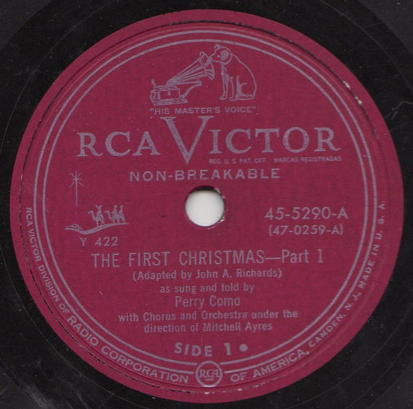 Perry Como - The First Christmas (Shellac, 10")