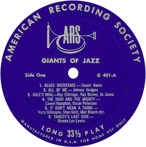 Various - Giants Of Jazz (LP, Comp)
