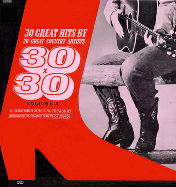 Various - 30 Great Hits By 30 Great Country Artists Volume 2 (30X30) (LP, Comp, Ter)