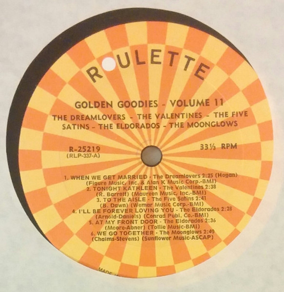 Various - Golden Goodies - Vol. 11 (LP, Comp, Mono, RE)