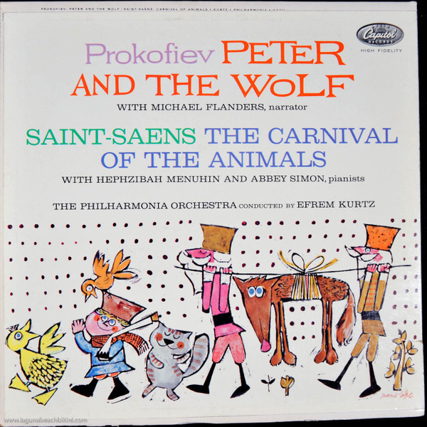 Sergei Prokofiev - Peter And The Wolf (LP, Album, Mono)