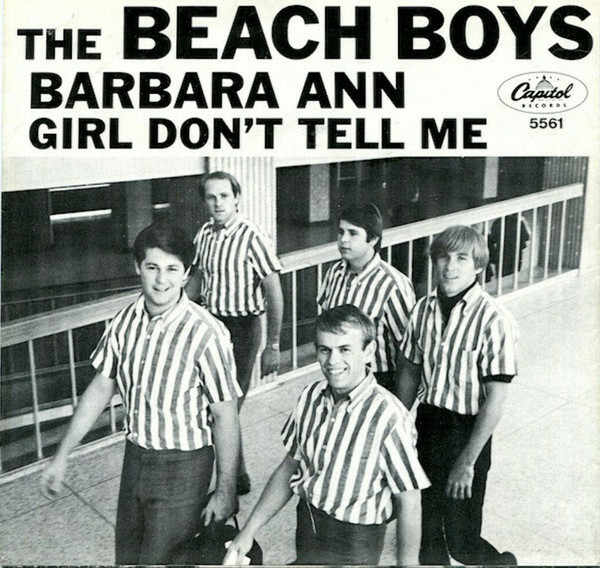 The Beach Boys - Barbara Ann / Girl Don't Tell Me (7", Single, Mono)