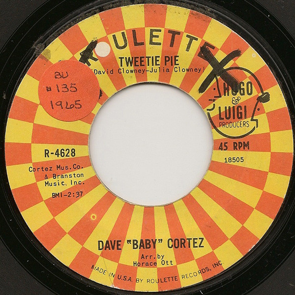 Dave "Baby" Cortez - Tweetie Pie (7", Single)