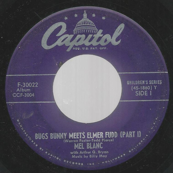 Mel Blanc - Bugs Bunny Meets Elmer Fudd (3x7", Album)