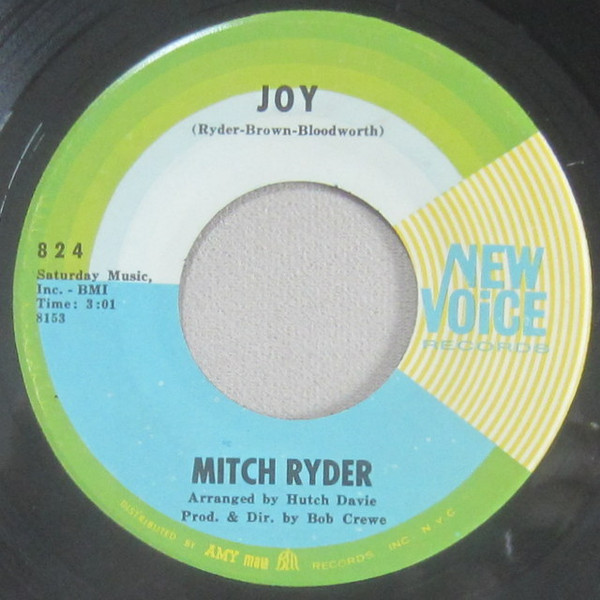 Mitch Ryder - Joy (7", Single)