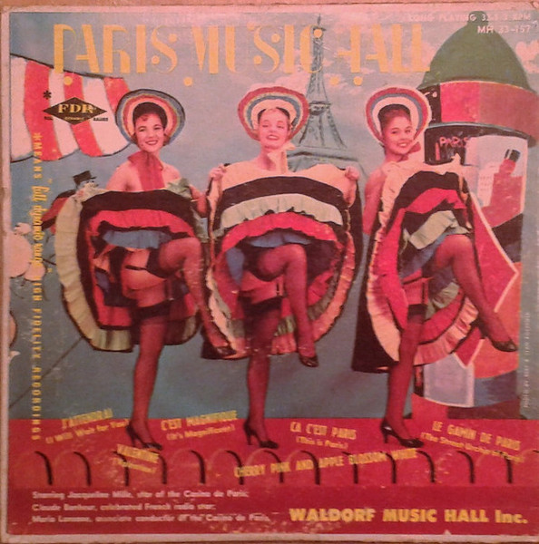 Claude Bonheur, Jacqueline Mille, Mario Lanzone - Paris Music Hall (10")