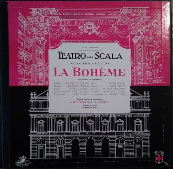 Puccini* - Maria Callas, Di Stefano*, Moffo*, Panerai*, La Scala Orchestra* & Chorus*, Votto* - La Bohème (2xLP, Mono + Box)