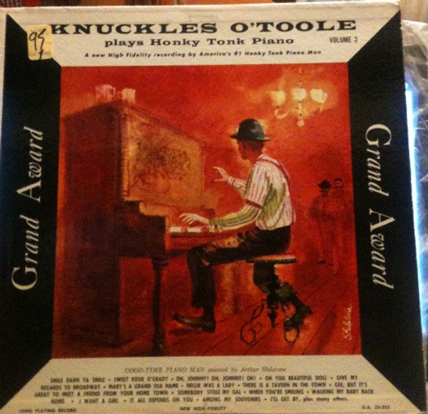 Knuckles O'Toole - Plays Honky Tonk Piano Volume 3 (LP, Mono)