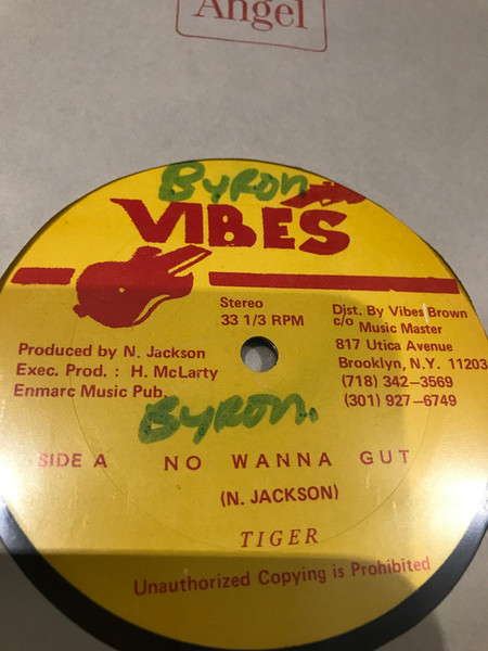 Tiger - No Wanna Gut (12")