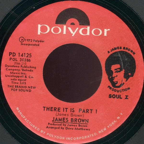 James Brown - There It Is (7", Single)