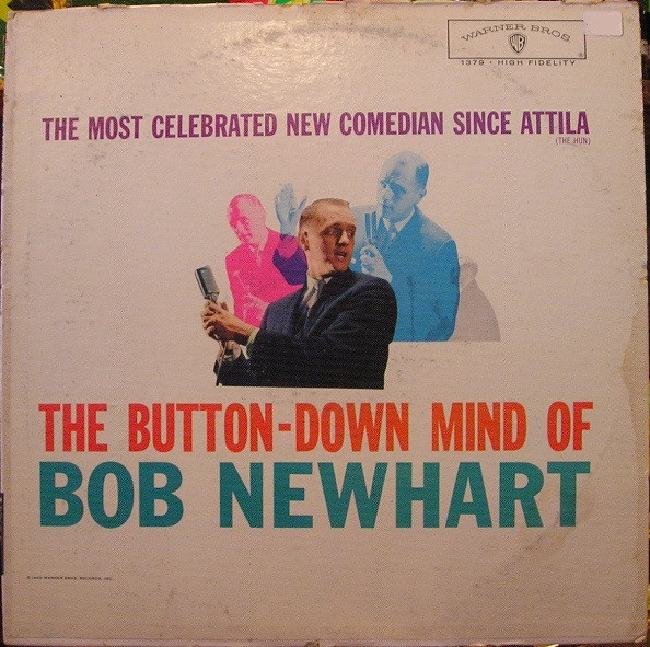 Bob Newhart - The Button-Down Mind Of Bob Newhart (LP, Album, Mono, Club, Ter)