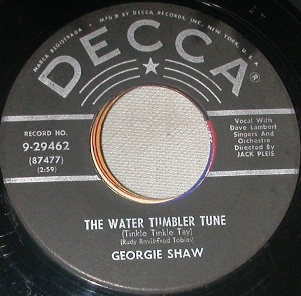 Georgie Shaw - The Water Tumbler Tune (Tinkle Tinkle Tay) (7")