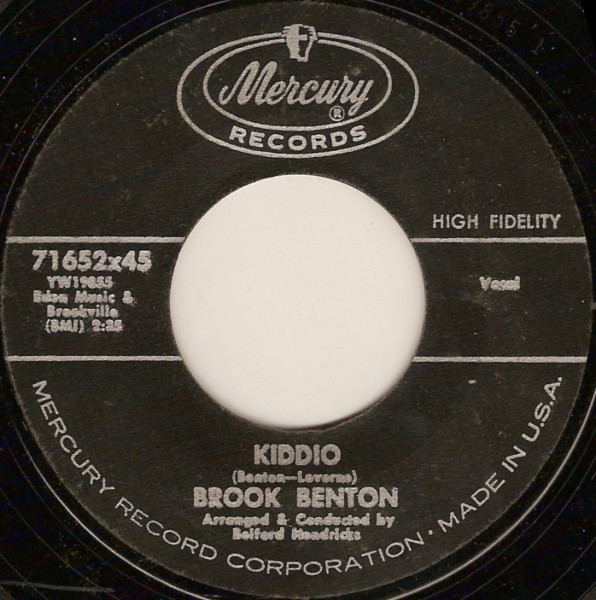 Brook Benton - Kiddio / The Same One (7", Single, Mono, Styrene)