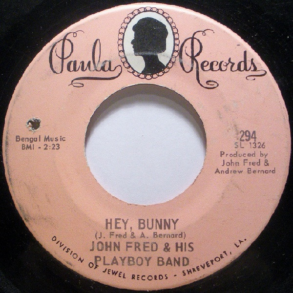 John Fred & His Playboy Band - Hey, Bunny / No Letter Today (7", Single)