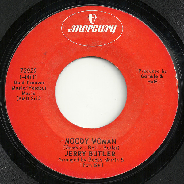 Jerry Butler - Moody Woman / Go Away - Find Yourself (7", Single)