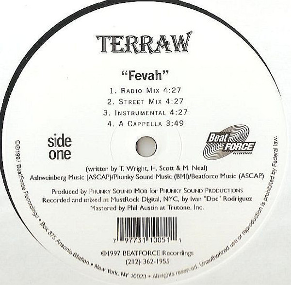 Terraw - Fevah / Check It Out  (12")