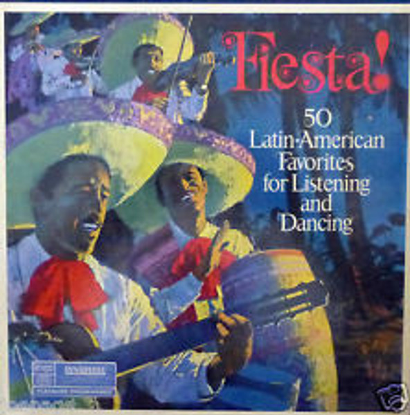 Various - Fiesta! 50 Latin-American Favorites For Listening And Dancing (4xLP, Comp + Box)