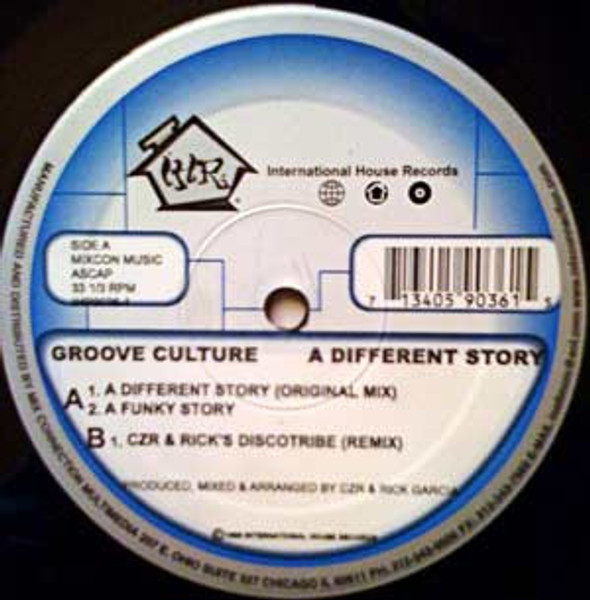 Groove Culture (3) - A Different Story (12")