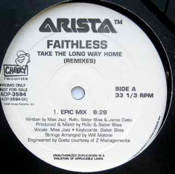 Faithless - Take The Long Way Home (Remixes) (2x12", Promo)