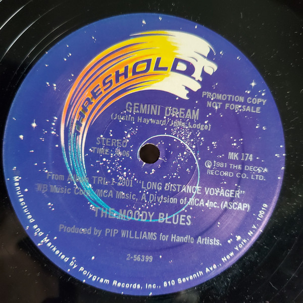 The Moody Blues - Gemini Dream (12", Promo)