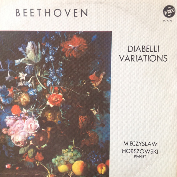 Beethoven* - Mieczyslaw Horszowski - Diabelli Variations (LP, Album, Mono, RE)