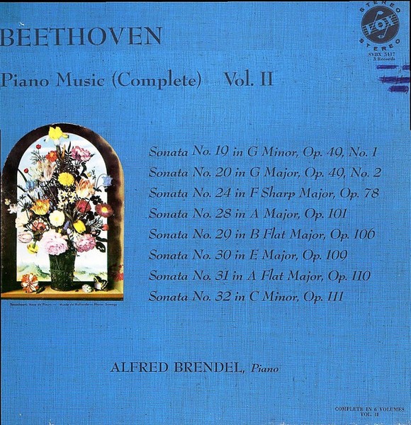 Beethoven* - Alfred Brendel - Piano Music (Complete) Vol. II (3xLP, Album + Box)