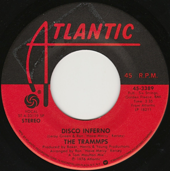 The Trammps - Disco Inferno (7", Spe)