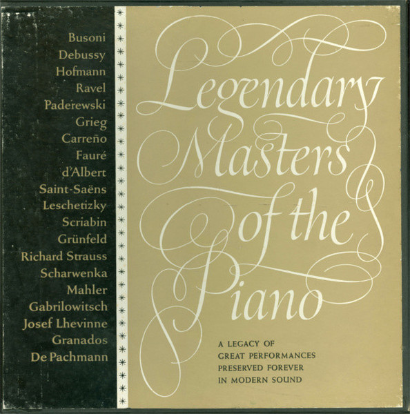 Various - Legendary Masters Of The Piano (3xLP, Comp + Box)