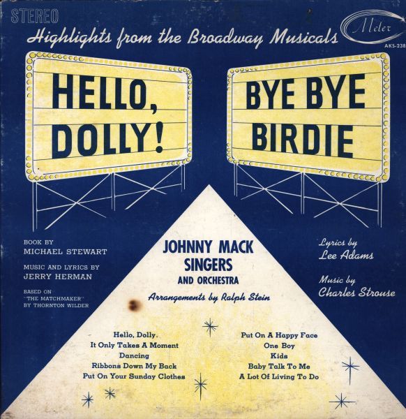 Johnny Mack Singers & Orchestra - Hello Dolly! (LP, Album, RE)