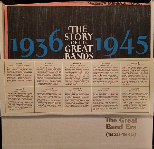 Various - The Great Band Era (1936-1945) (10xLP, Comp, Roc + Box)