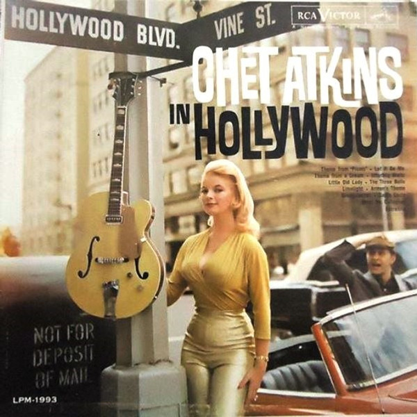 Chet Atkins - Chet Atkins In Hollywood (LP, Album, Mono, RE, Ind)