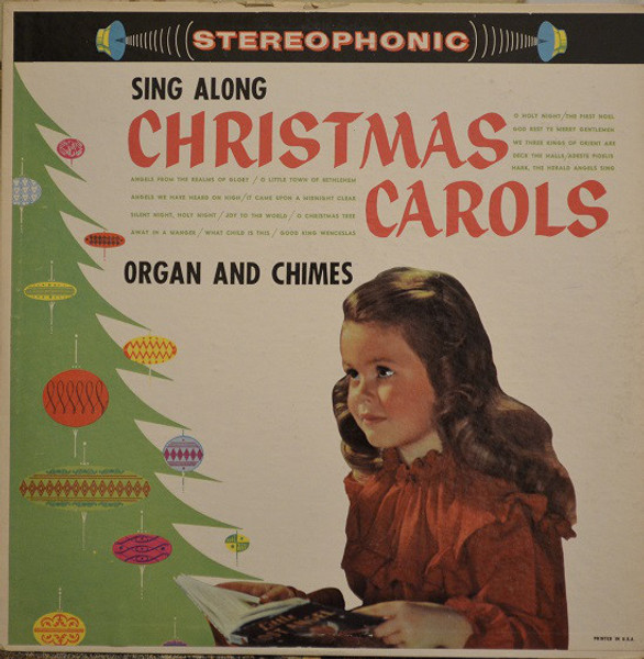 Jerry Maynard - Sing Along Christmas Carols (LP, Album, Whi)
