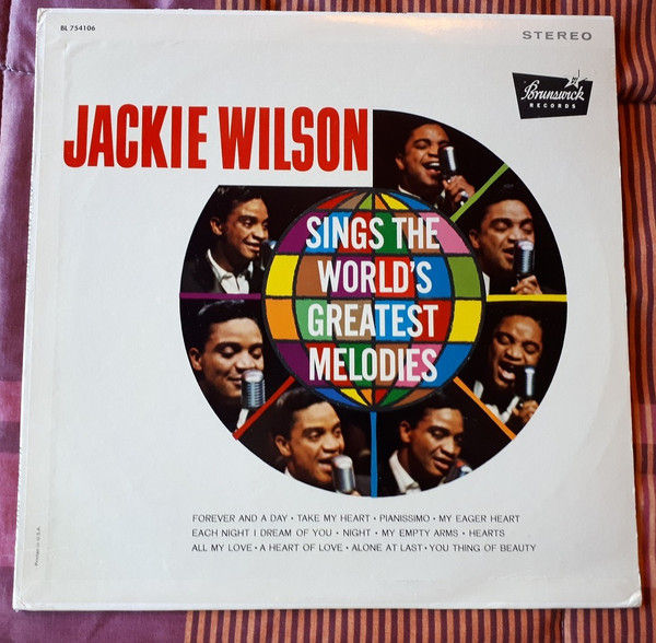 Jackie Wilson - Jackie Wilson Sings The World's Greatest Melodies (LP, Album)
