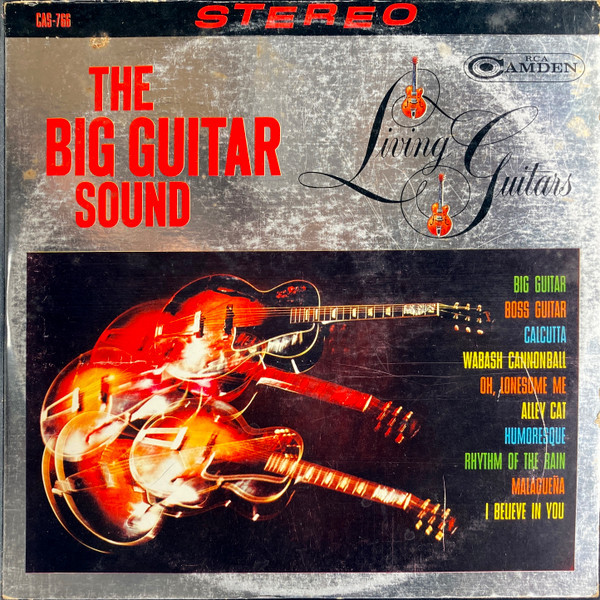Living Guitars - The Big Guitar Sound (LP, Album, RP)