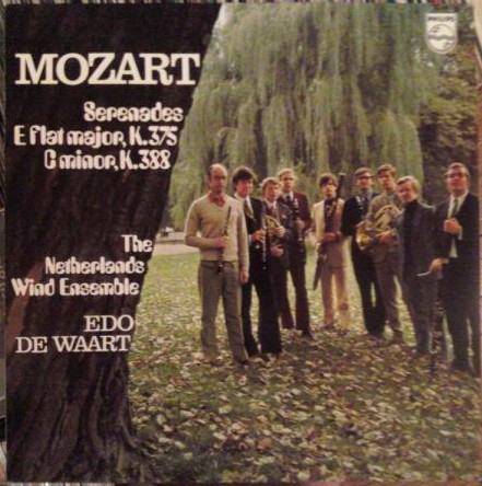 Mozart* - The Netherlands Wind Ensemble*, Edo de Waart - Serenades (E Flat Major, K. 375 / C Minor, K. 388) (LP)