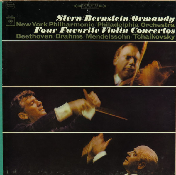 Isaac Stern With Leonard Bernstein, Eugene Ormandy, New York Philharmonic*, Philadelphia Orchestra* - Four Favorite Violin Concertos (3xLP + Box, Comp)