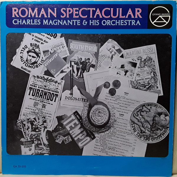 Charles Magnante And His Orchestra - Roman Spectacular (LP, Album, RE)