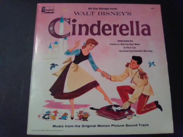 Various - Walt Disney's Cinderella (LP, Album, Mono, RE, "Ra)
