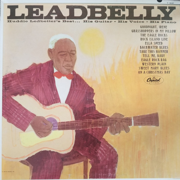 Leadbelly - Huddie Ledbetter's Best... His Guitar - His Voice - His Piano (LP, Comp, Mono)