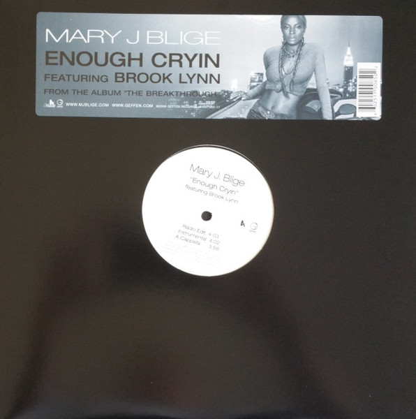 Mary J. Blige Featuring Brook Lynn* - Enough Cryin (12")