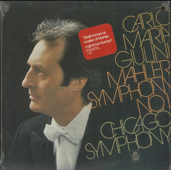 Mahler* Conducted By Carlo Maria Giulini, Chicago Symphony Orchestra* - Symphony No. 1 In D (New Critical Edition) (LP, Album)