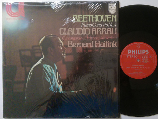 Beethoven* - Claudio Arrau, Concertgebouw Orchestra, Amsterdam*, Bernard Haitink - Piano Concerto No. 4 (LP)